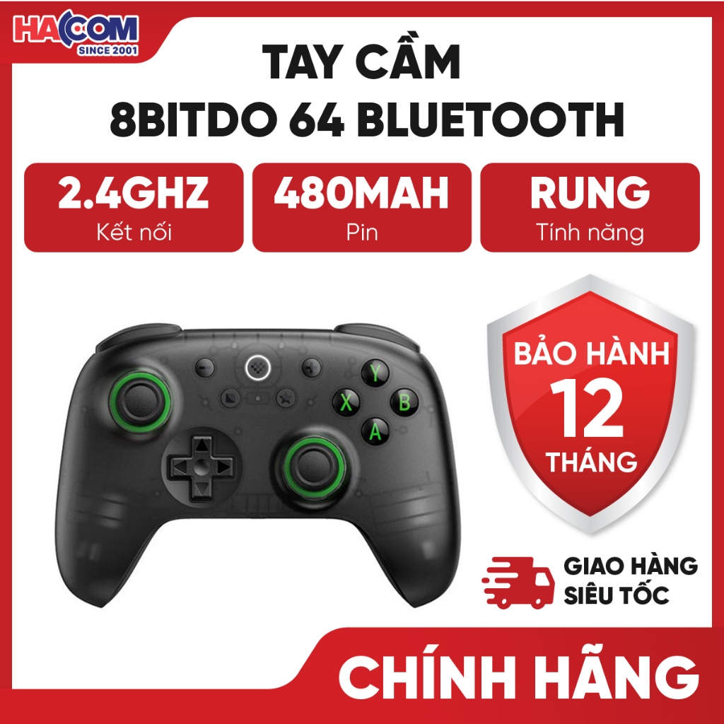 Tay Cầm 8Bitdo Ultimate 2C Bluetooth Controller Cho Nintendo Switch - BH 12 Tháng HACOM PC