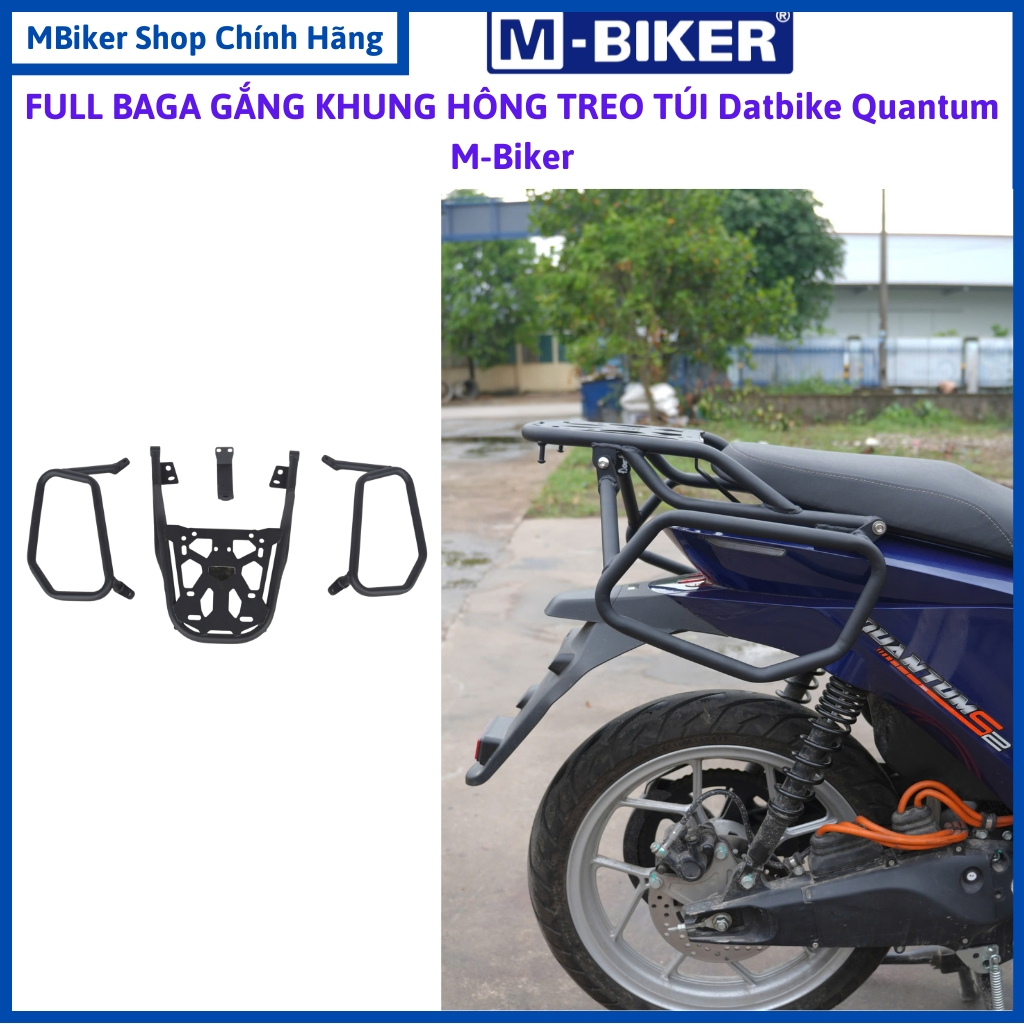 Baga khung treo túi hông Datbike_ baga sau datbike Quantum S-1-2-3_ cảng sau datbiker_ M-Biker