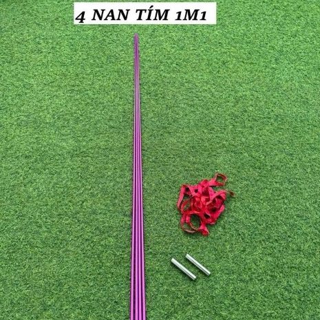 Combbo 4 Nan Tím Cao Cấp 1m1-1m25 Tặng Kèm Pas Và Dây Chặn Pas