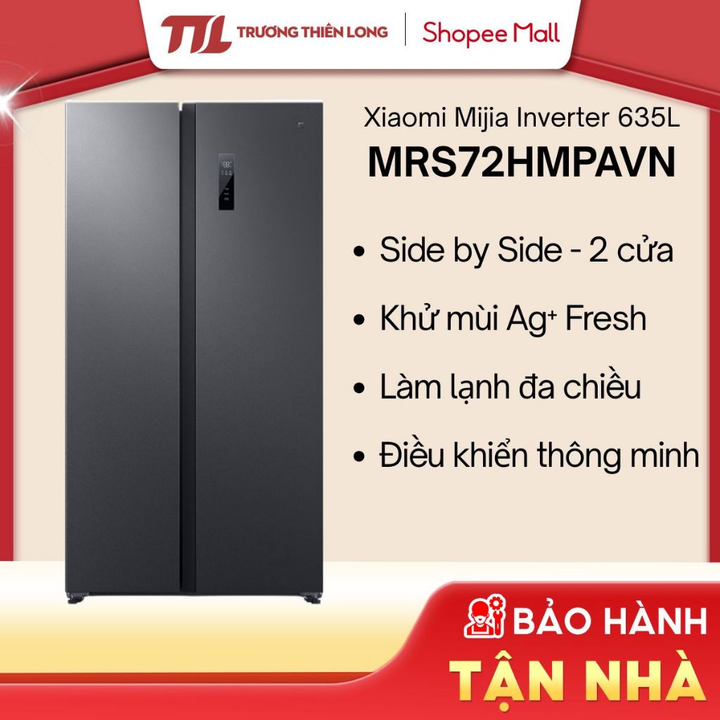 Tủ Lạnh Xiaomi Mijia Inverter 635 Lít Side by Side MRS72HMPAVN [FREESHIP HCM]