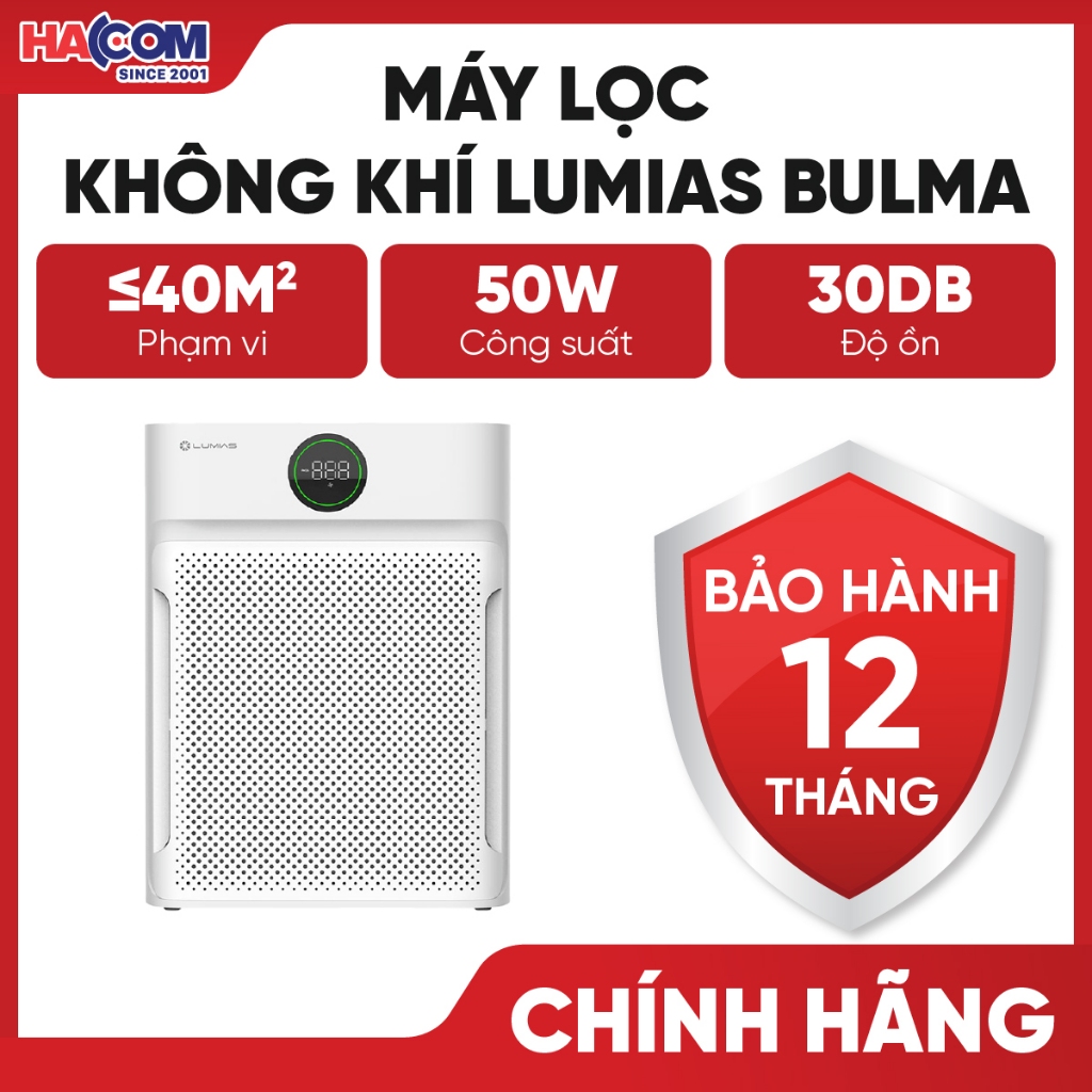 Máy lọc không khí Lumias Bulma - BẢO HÀNH 12 THÁNG - HACOM PC
