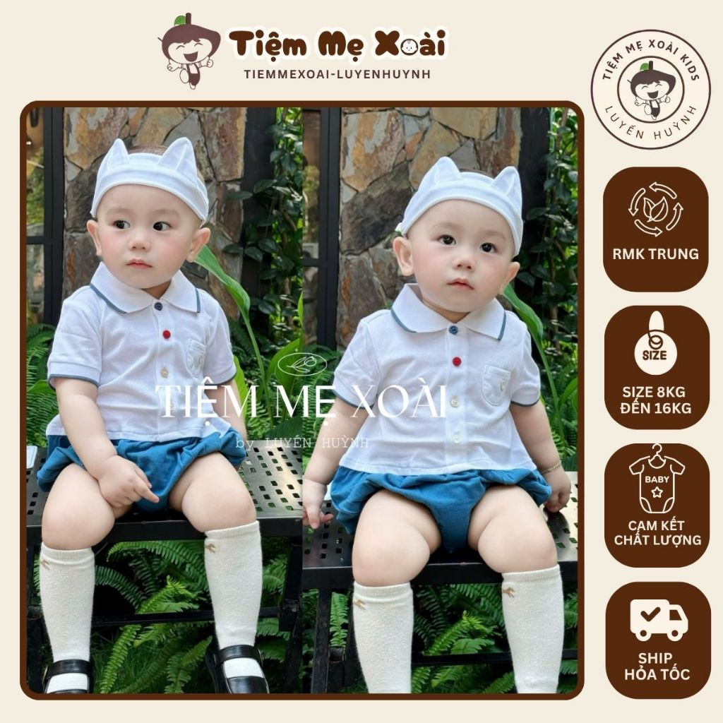 Suit rmk ettoi tặng tuban cho bé trai cực yêu