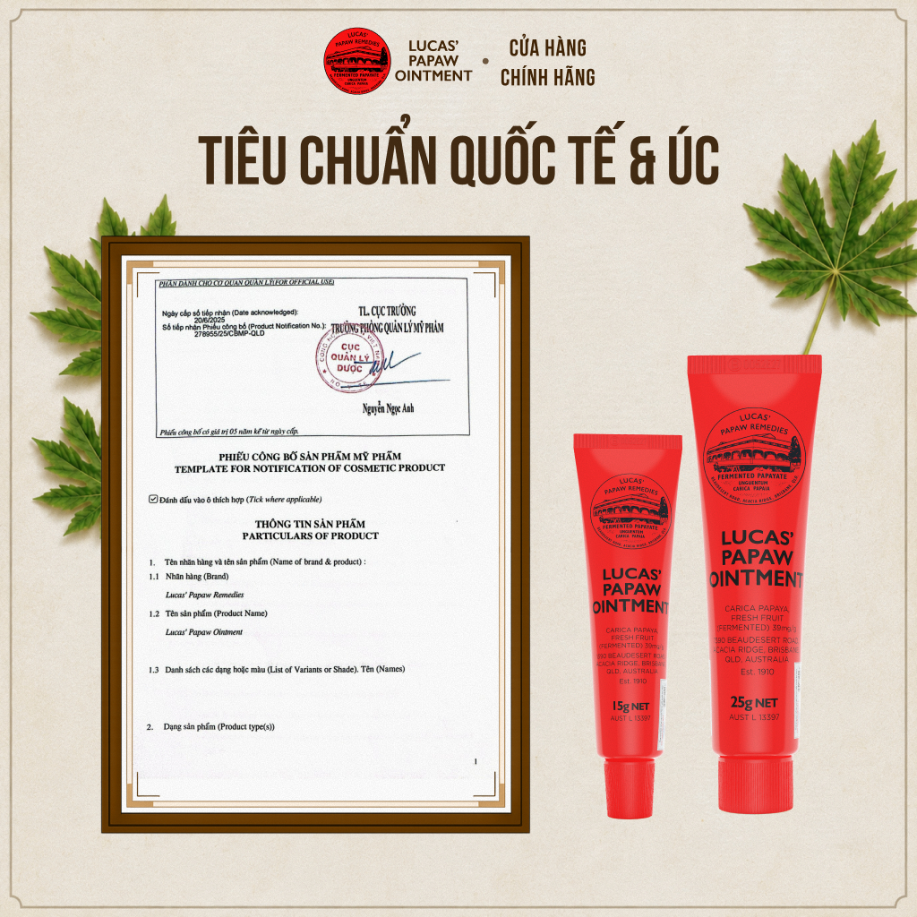 Combo 2 Tuýp Son Dưỡng 15G Đu Đủ Lucas Papaw - Dưỡng Môi Mềm Mịn, Giảm Khô Nứt Môi & Gót Tay Chân | BigBuy360 - bigbuy360.vn