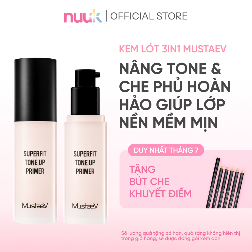 Kem Lót Nâng Tone MustaeV, Kem Lót Trang Điểm Nâng Tone Kiềm Dầu