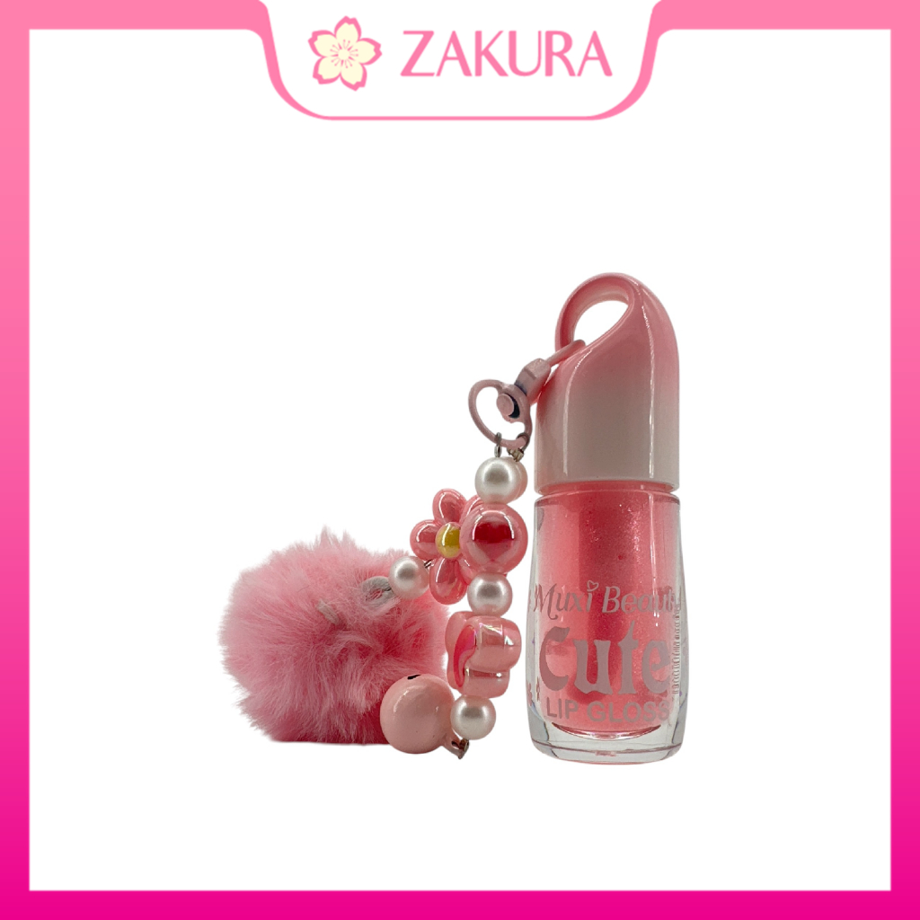 Muxi Beauty Sweet Pom-Pom Lip Gloss 1pc