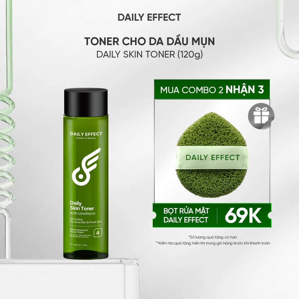 [Toner Cho Da Dầu Mụn] DAILY EFFECT Daily Skin Toner (120g)