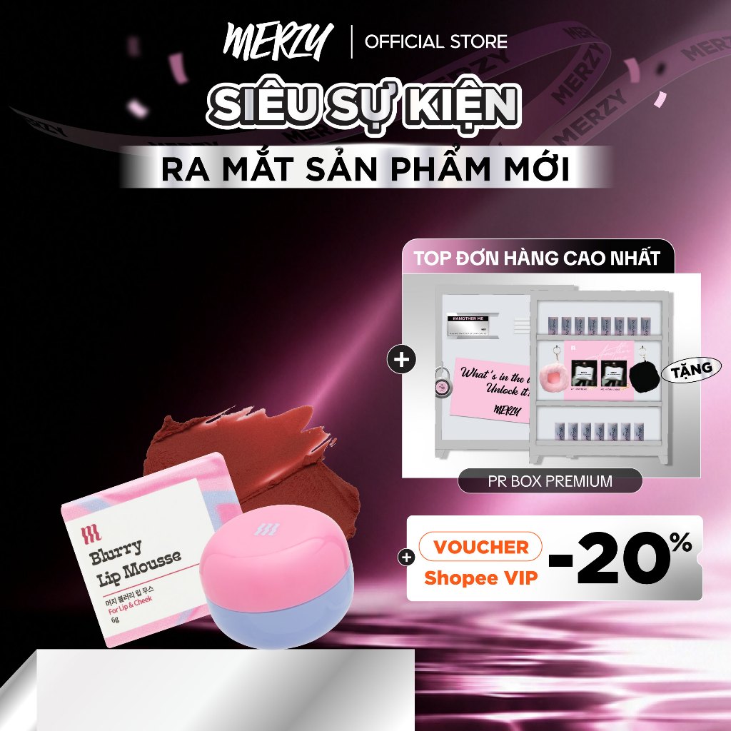 [CLEARANCE] Son Merzy Watery Dew Tint/ Bisous/ Lip Balm/ Lip Mousse/ Cyber/ Soft Touch