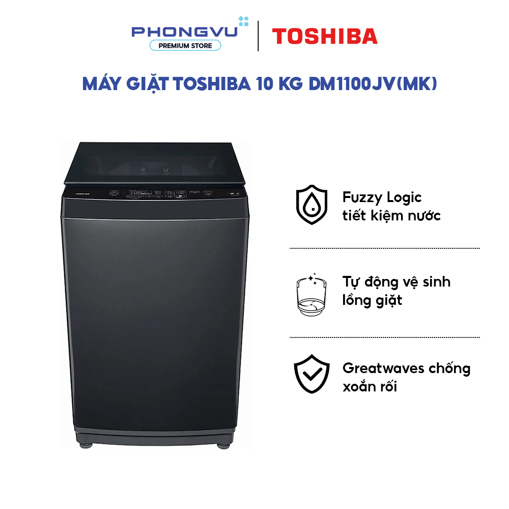 Máy giặt Toshiba 10 kg DM1100JV(MK) - Bảo hành 24 tháng