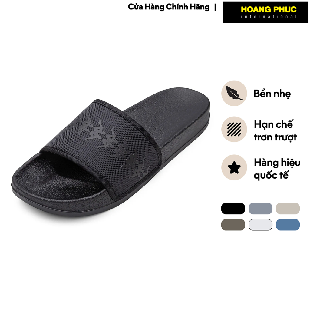[BEST SELLER] Dép Quai Ngang Nam Nữ KAPPA Quai Vải Nylon Đế PVC Nhẹ Êm Chống Trượt Nhiều Màu 381M77W