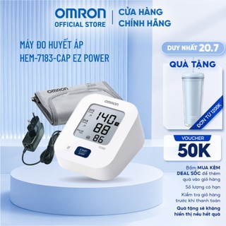 (Dòng mới 2026 - Kèm Adapter) Máy Đo Huyết Áp OMRON EZ Power HEM-7183-CAP