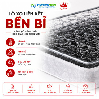 Nệm Lò Xo Phoenix Vạn Thành - Độ Cao 22cm, Bảo Hành Chính Hãng 6 Năm