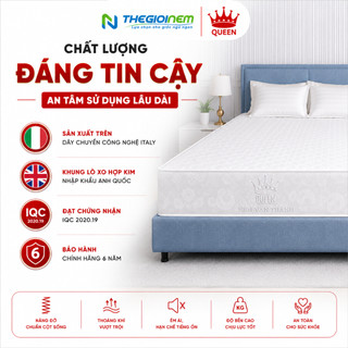 Nệm Lò Xo Phoenix Vạn Thành - Độ Cao 22cm, Bảo Hành Chính Hãng 6 Năm