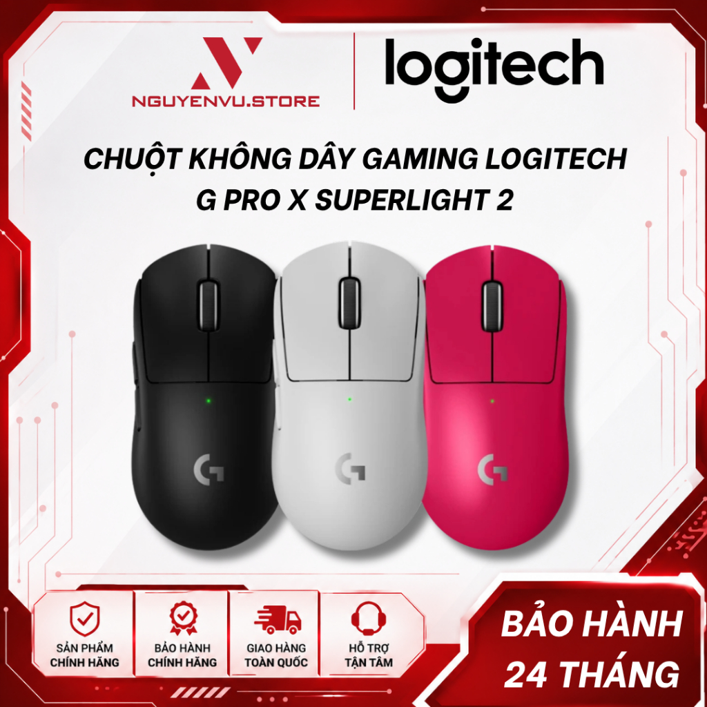Chuột Không Dây Logitech G PRO X SUPERLIGHT 2 - Hàng Chính Hãng