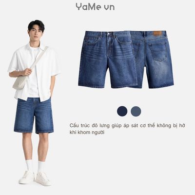Quần Short Jeans Regular Fit DurableTex™ The Original 059 Code 2625046 |YaMe|