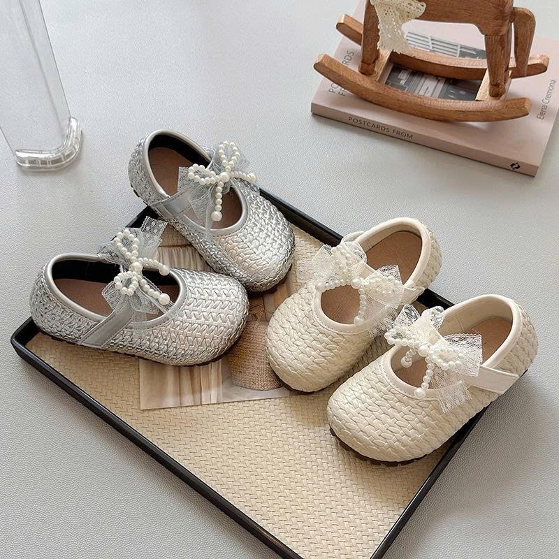 Giầy búp bê giầy công chúa kiểu dáng mới có nơ mã P61