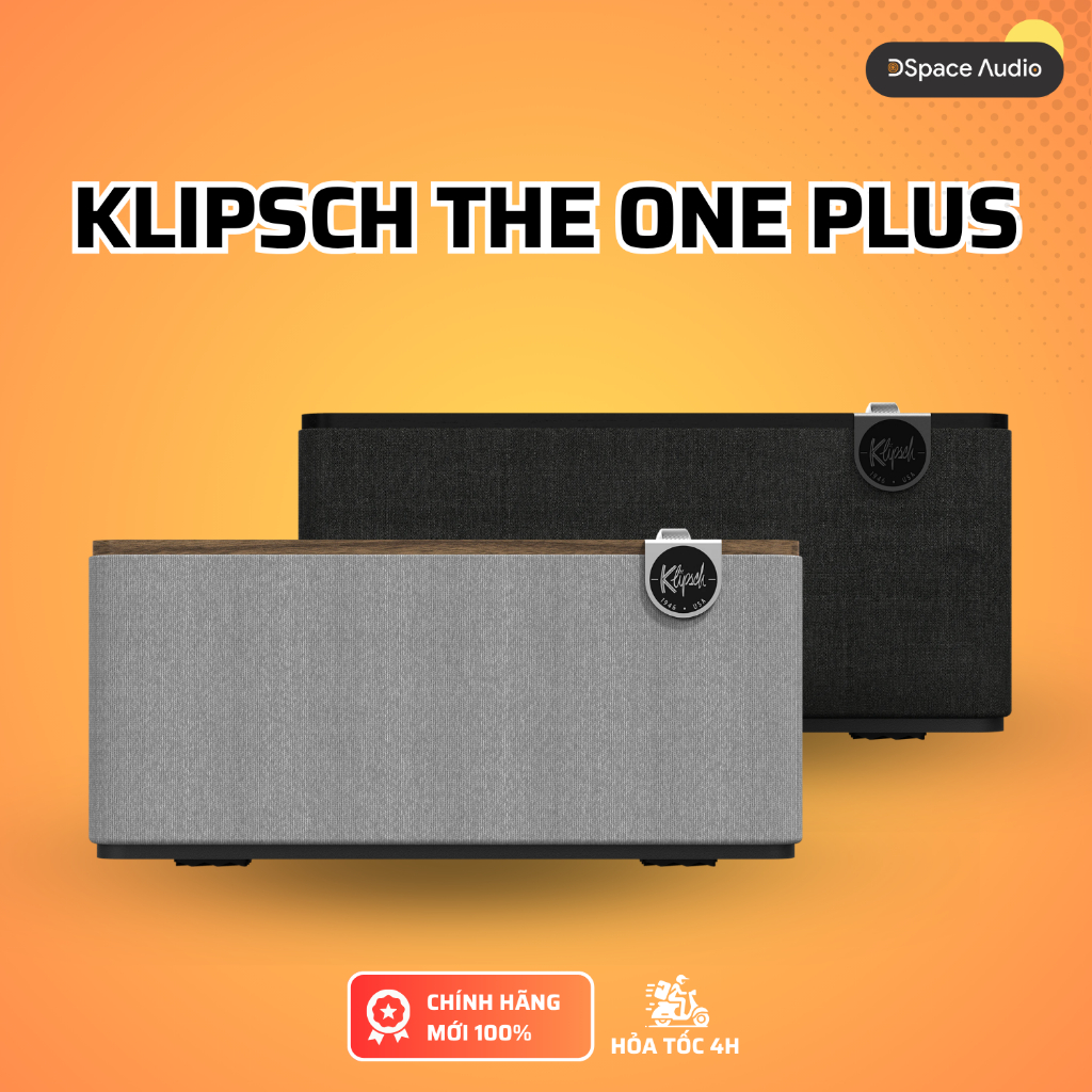 Klipsch The One Plus - Loa Bluetooth nghe phòng cao cấp, hàng chính hãng phân phối tại VN, 12 tháng 