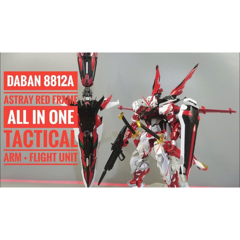 Mô hình lắp ghép Gundam MG Astray Red Frame Kai ver MB 8812 Daban 1/100 tặng decal