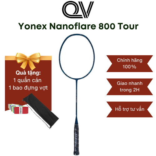 Vợt cầu lông Yonex Nanoflare 800 Tour chính hãng Quốc Việt Badminton phù hợp cho vị trí đánh lưới cầ