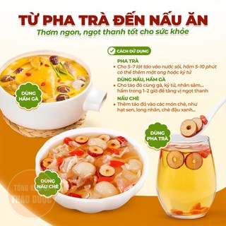 Táo đỏ thái lát 1kg, táo đỏ Hàn Quốc sấy giòn, không tẩm đường, dùng pha trà, chưng yến, nấu chè