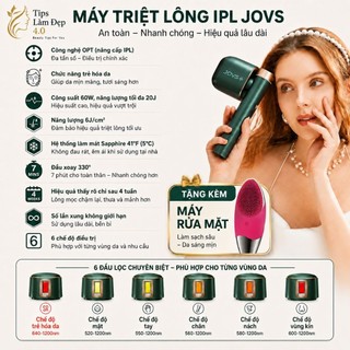 [CHÍNH HÃNG] Máy Triệt Lông Lạnh JOVS Venus công nghệ IPL hiệu quả, Trẻ Hóa Da - Máy Used, new 90-99%