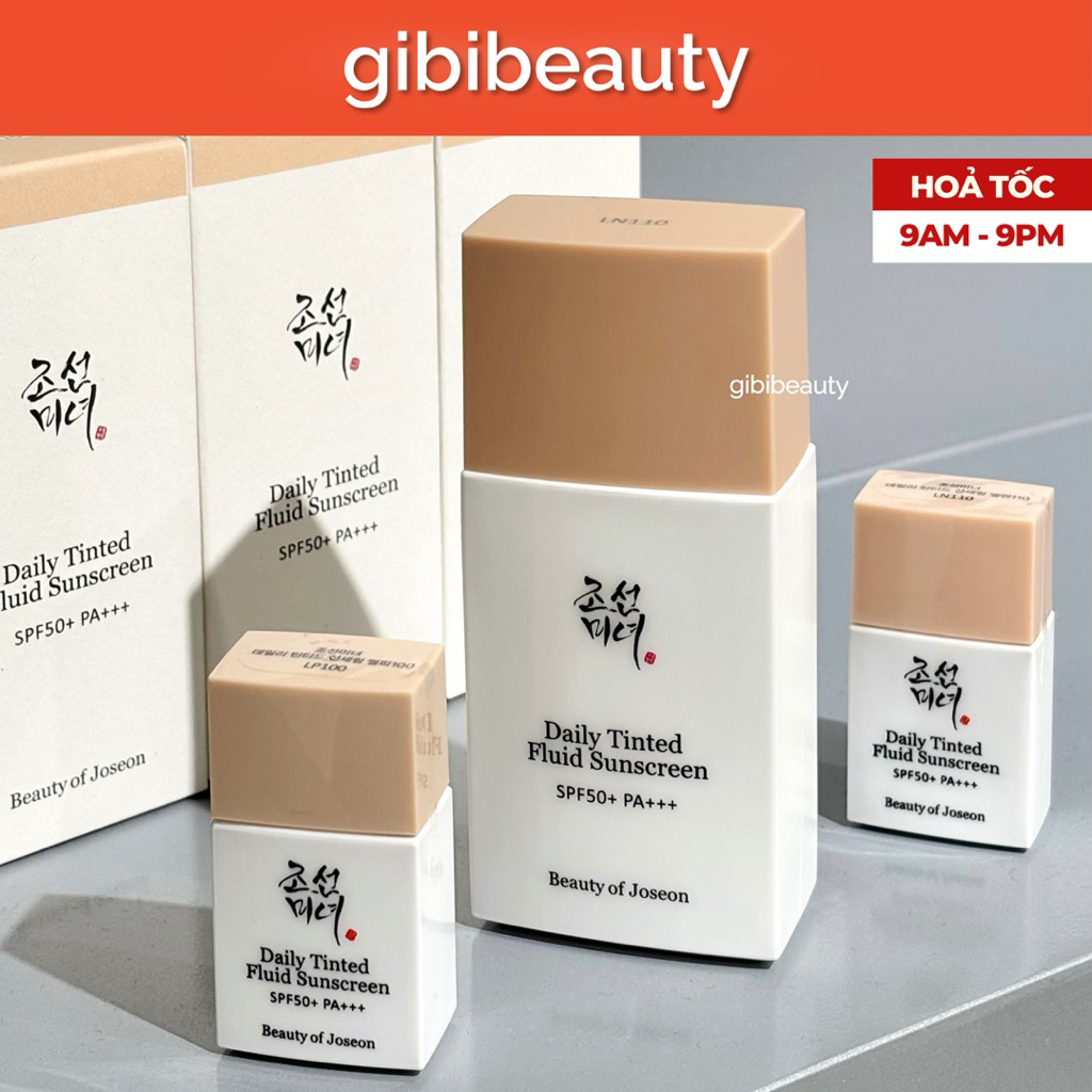 Kem chống nắng BEAUTY OF JOSEON Daily Tinted Fluid Sunscreen SPF30 PA+++