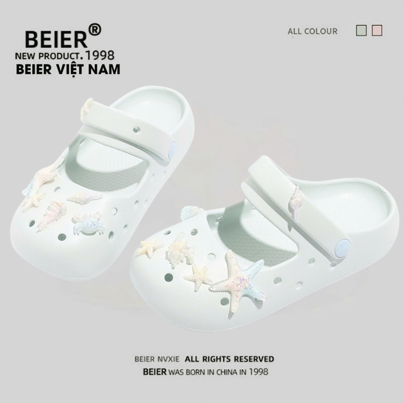 BEIER Giày thể thao BEIER Chính Hãng AUTH giày sneaker BEIER thoáng khí êm chân xinh đẹp 6107 - xanh