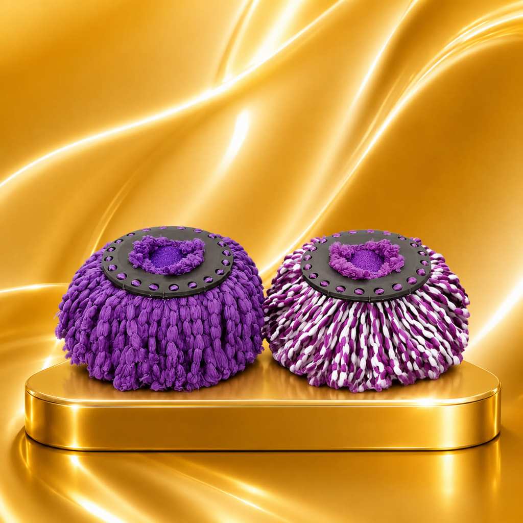 🏵️FREESHIP🏵️ COMBO 10 BÔNG LAU NHÀ TÍM LẮP CÂY LAU NHÀ XOAY 360 ĐỘ
