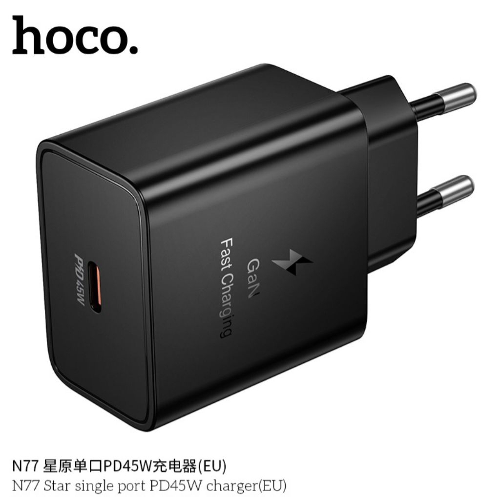Củ sạc nhanh 45w Hoco N77 cổng type-c