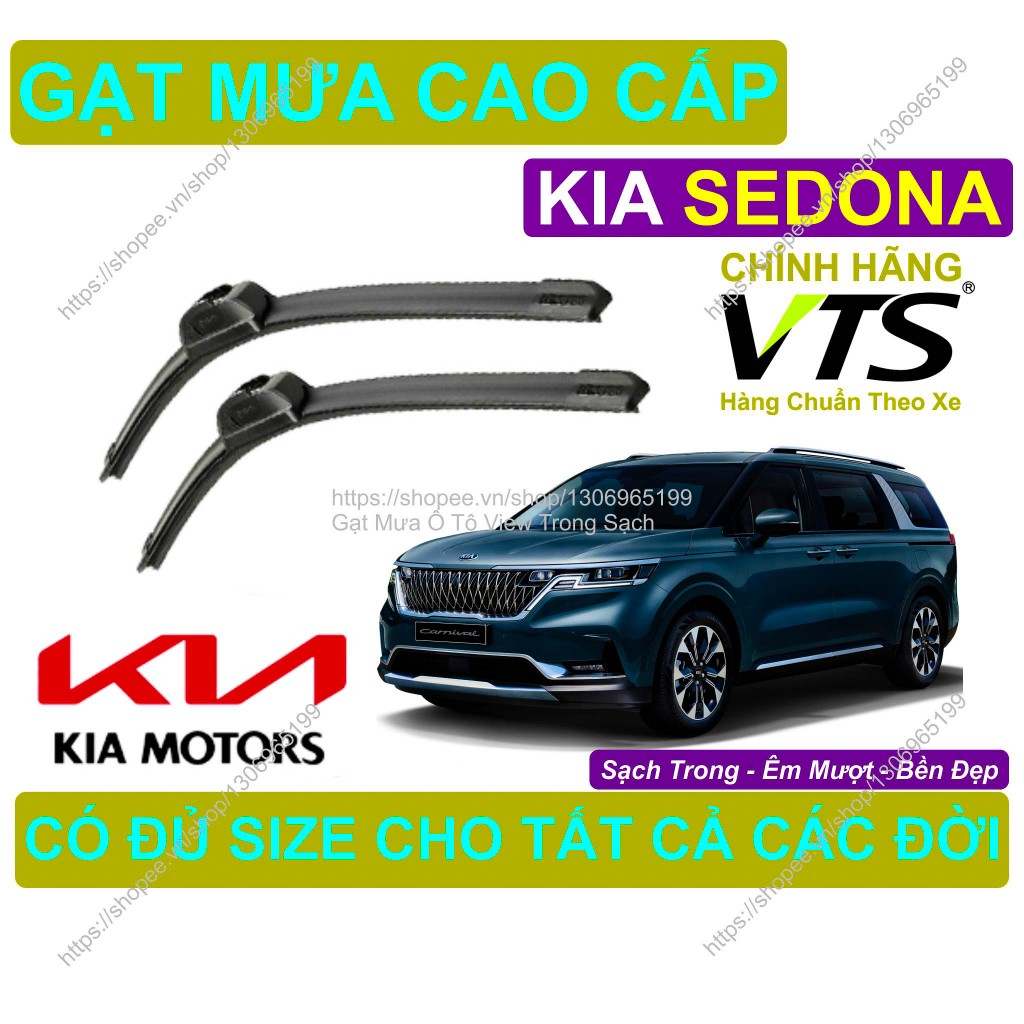Gạt Mưa Silicon Kính Lái KIA SEDONA, Cặp Gạt M.ưa Kính Lái KIA SEDONA, Có Đủ S.ize Cho Các Đời Xe KI