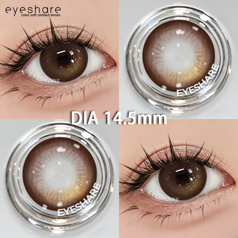 eyeshare 1 cặp kính áp tròng Gdansk series kính áp tròng tự nhiên 6 tháng lens
