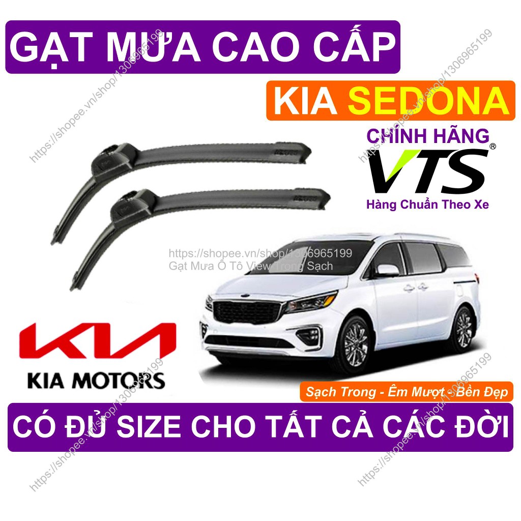 Gạt Mưa Êm Mượt Kính Lái KIA SEDONA, Cặp Gạt Mưa Kính Lái KIA SEDONA, Có Đủ Size Cho Các Đời X.e KIA