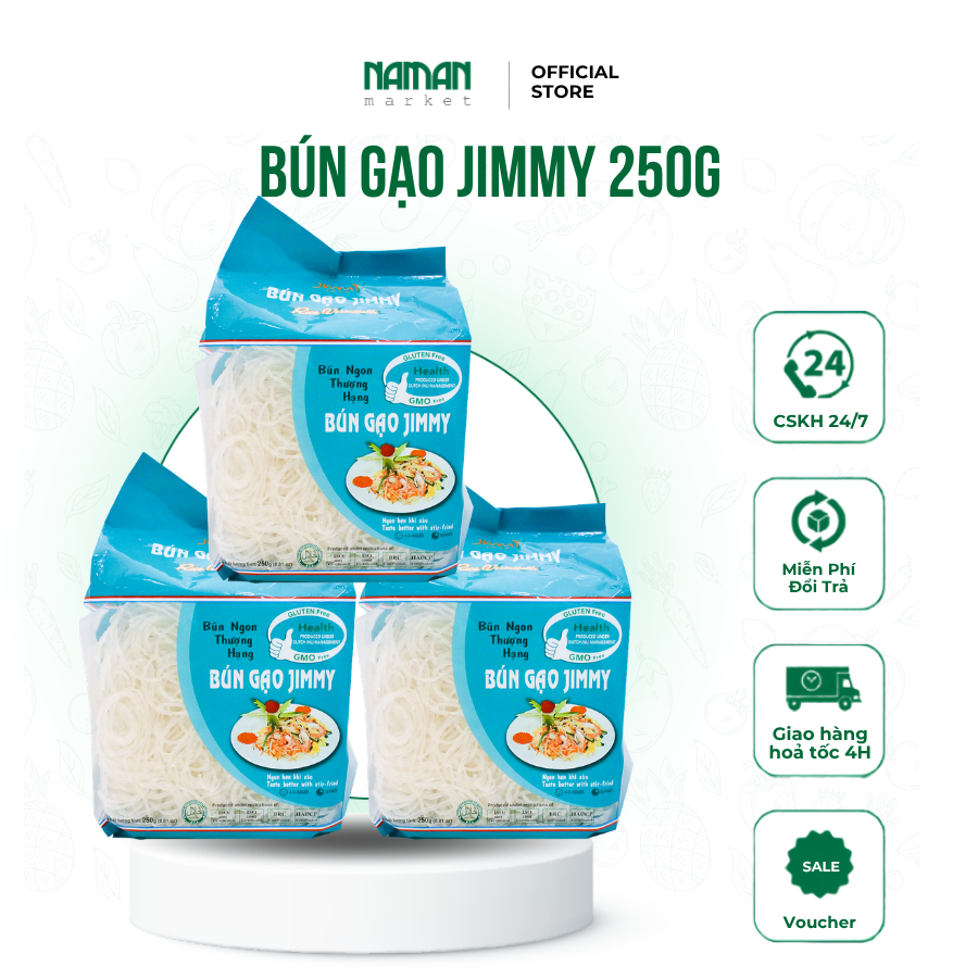Combo 3 Bún Gạo Jimmy 250G - Nam An Market