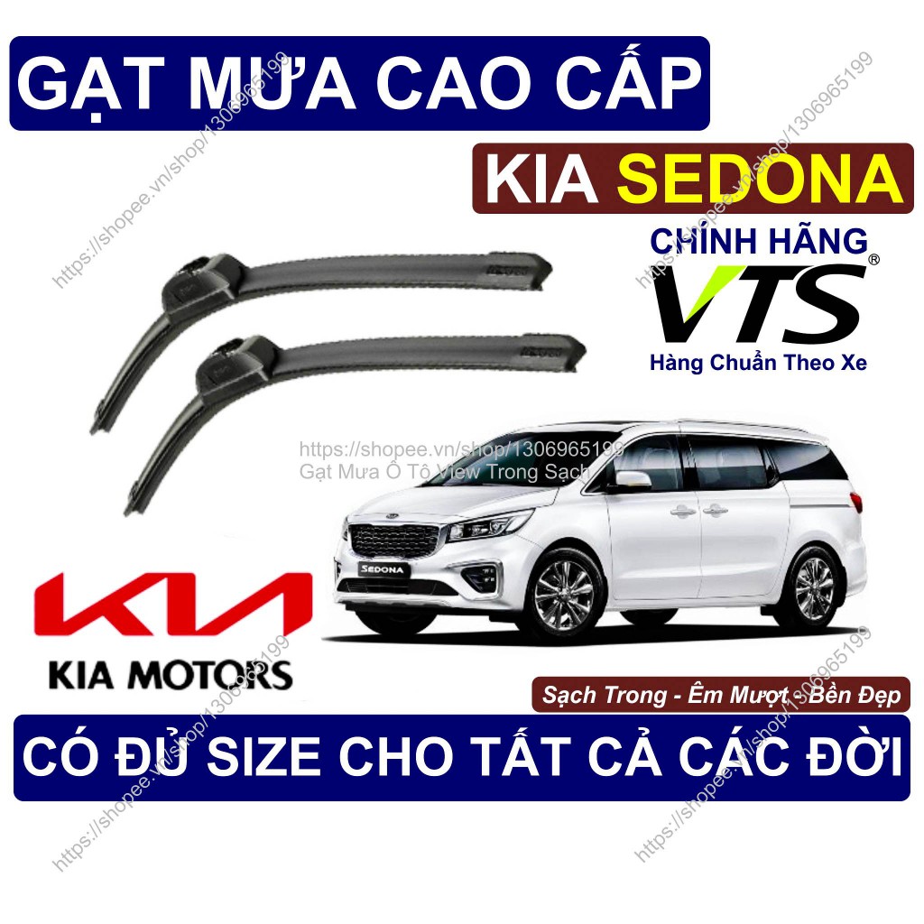 Gạt Mưa Sạch Êm Bền Kính Lái KIA SEDONA, Cặp Gạt Mưa Kính Lái KIA SEDONA, Có Đủ Size Cho Các Đời Xe 