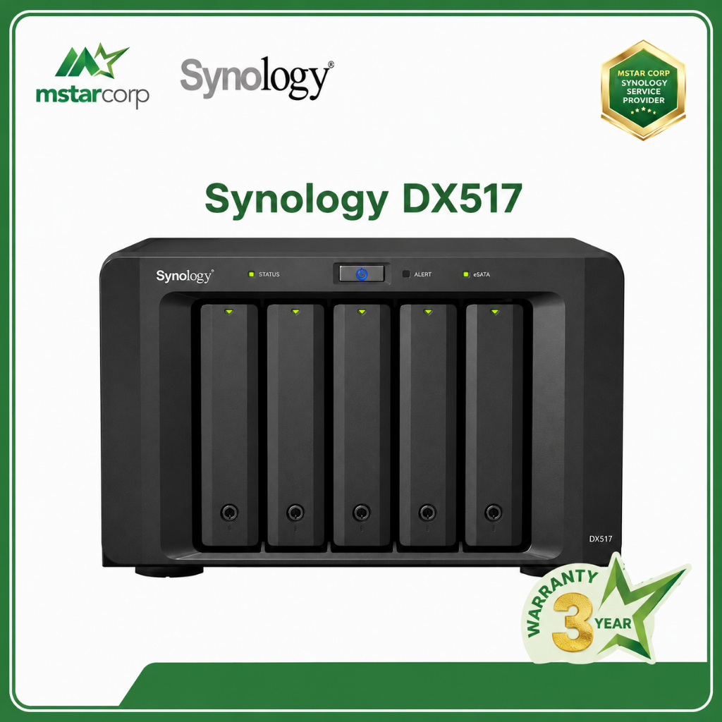 Thiết bị mở rộng NAS Synology DX517