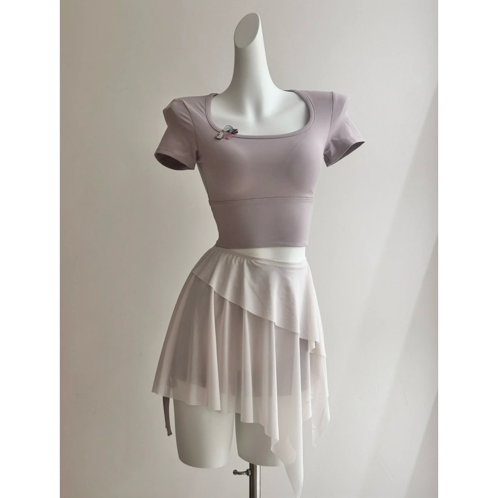 Chân váy múa tập pilates, ribbon dance, ballet
