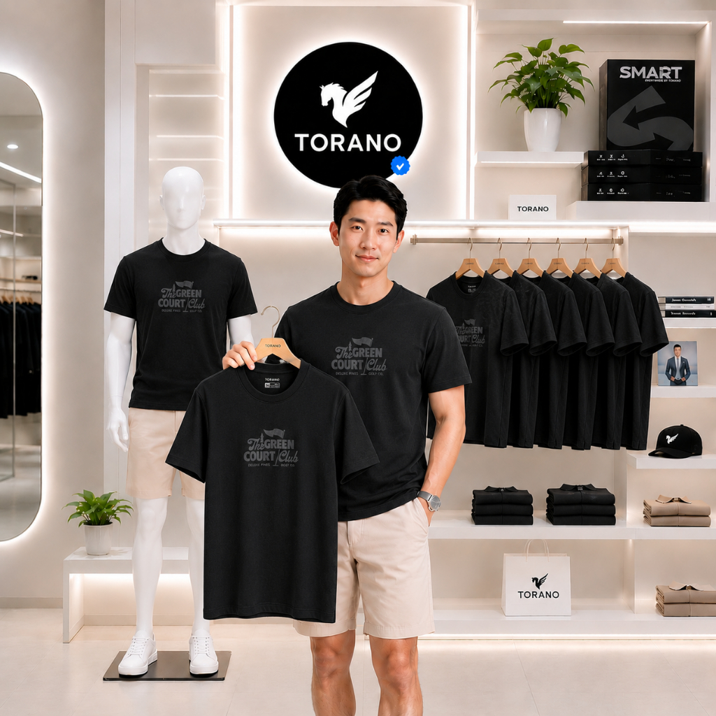 Áo Thun Nam TORANO Thiết Kế Họa Tiết Nam Tính, Chất Liệu Cao Cấp, Thoải Mái HSTS801 | BigBuy360 - bigbuy360.vn