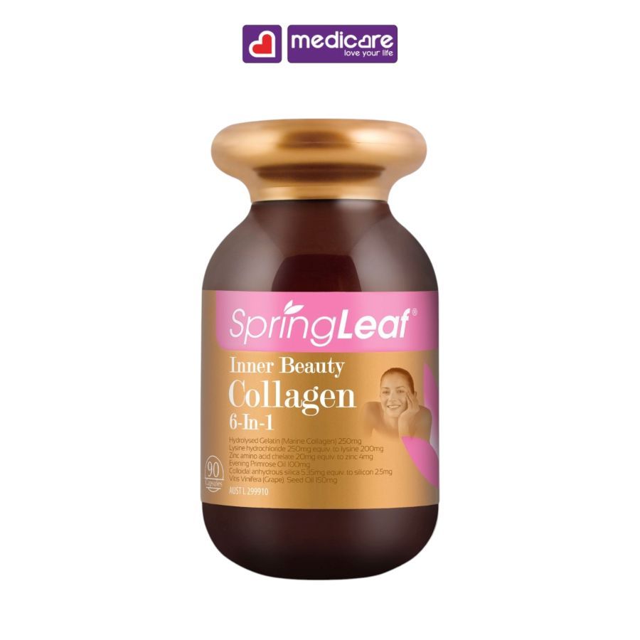 Viên Uống Collagen 6in1 SPRINGLEAF Lọ 90 viên