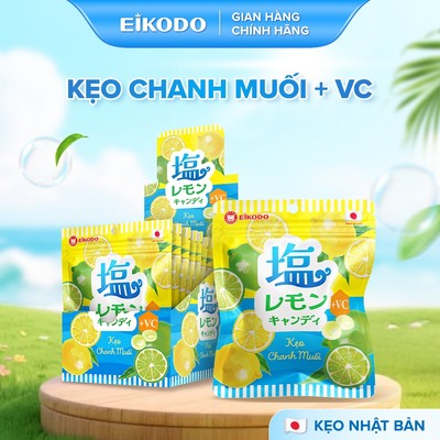 Kẹo Bổ Sung Vitamin C Vị Chanh Muối 15g x 12 gói Eikodo
