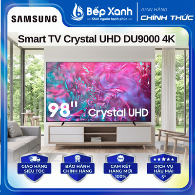 [CHÍNH HÃNG] Smart Tivi Samsung 4K 98 Inch UA98DU9000 (UA98DU9000KXXV) - (2024)