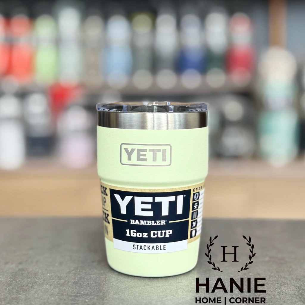[Hanie Corner] Ly giữ nhiệt YETI (USA) chính hãng - Rambler 8oz và 16oz Cup nắp Magslider~