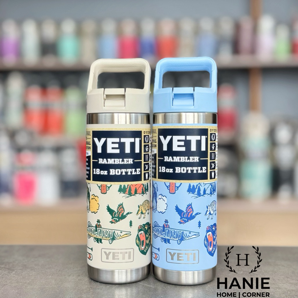 [Hanie Corner] Bình giữ nhiệt YETI Chính Hãng - Bottle 18oz (532ml) With Chug Cap ~