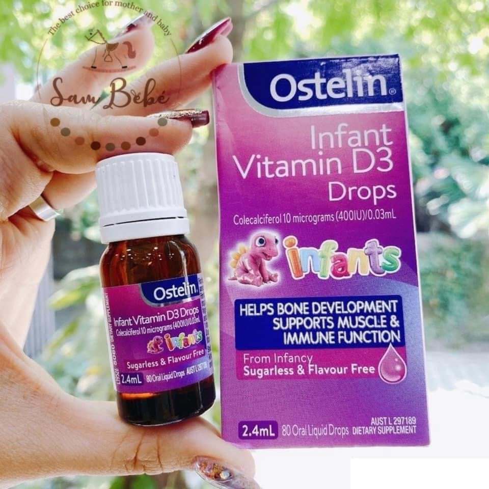 Vitamin D3 Ostelin Úc cho bé
