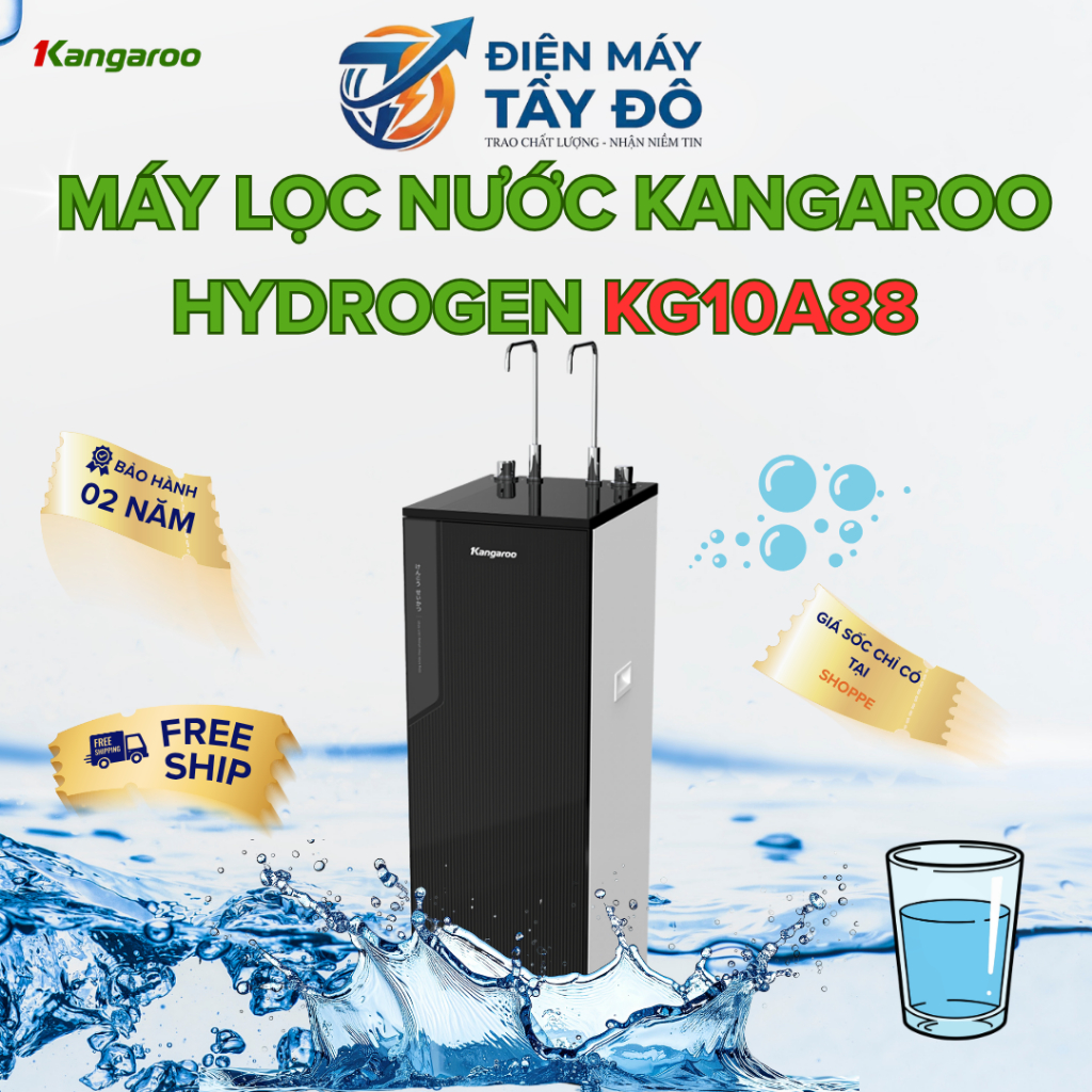 Máy lọc nước Kangaroo Hydrogen KG10A88 - Hàng Cao Cấp 2026