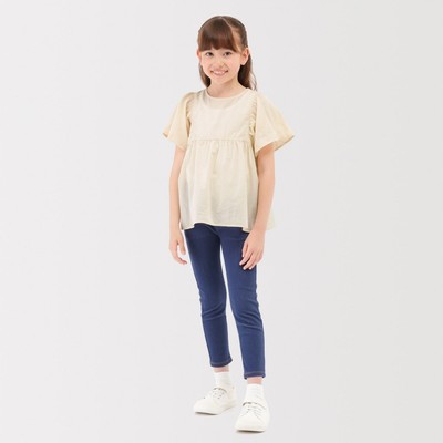 [26AW] MUJI Áo Blouse Leno -Trẻ Em