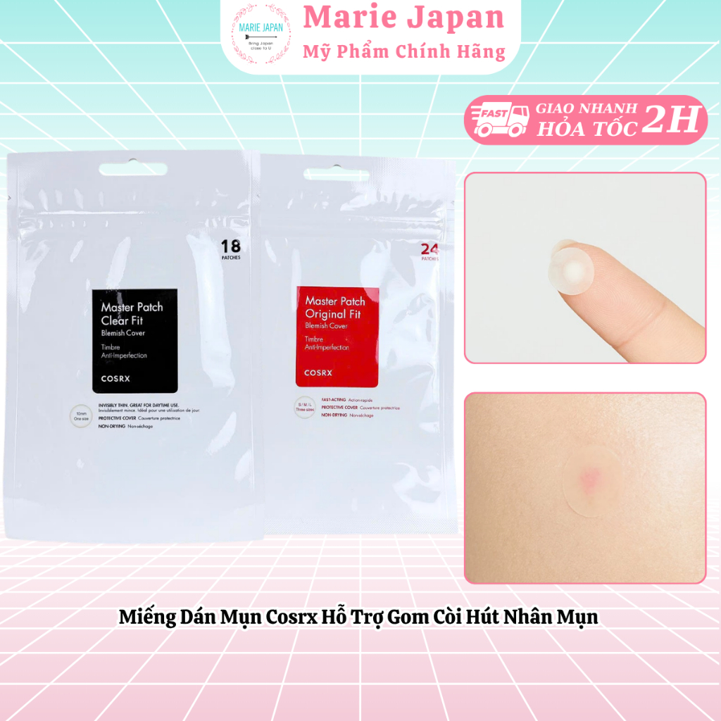 Miếng Dán Mụn Cosrx Acne Pimple Master Patch Mỏng Trong Suốt