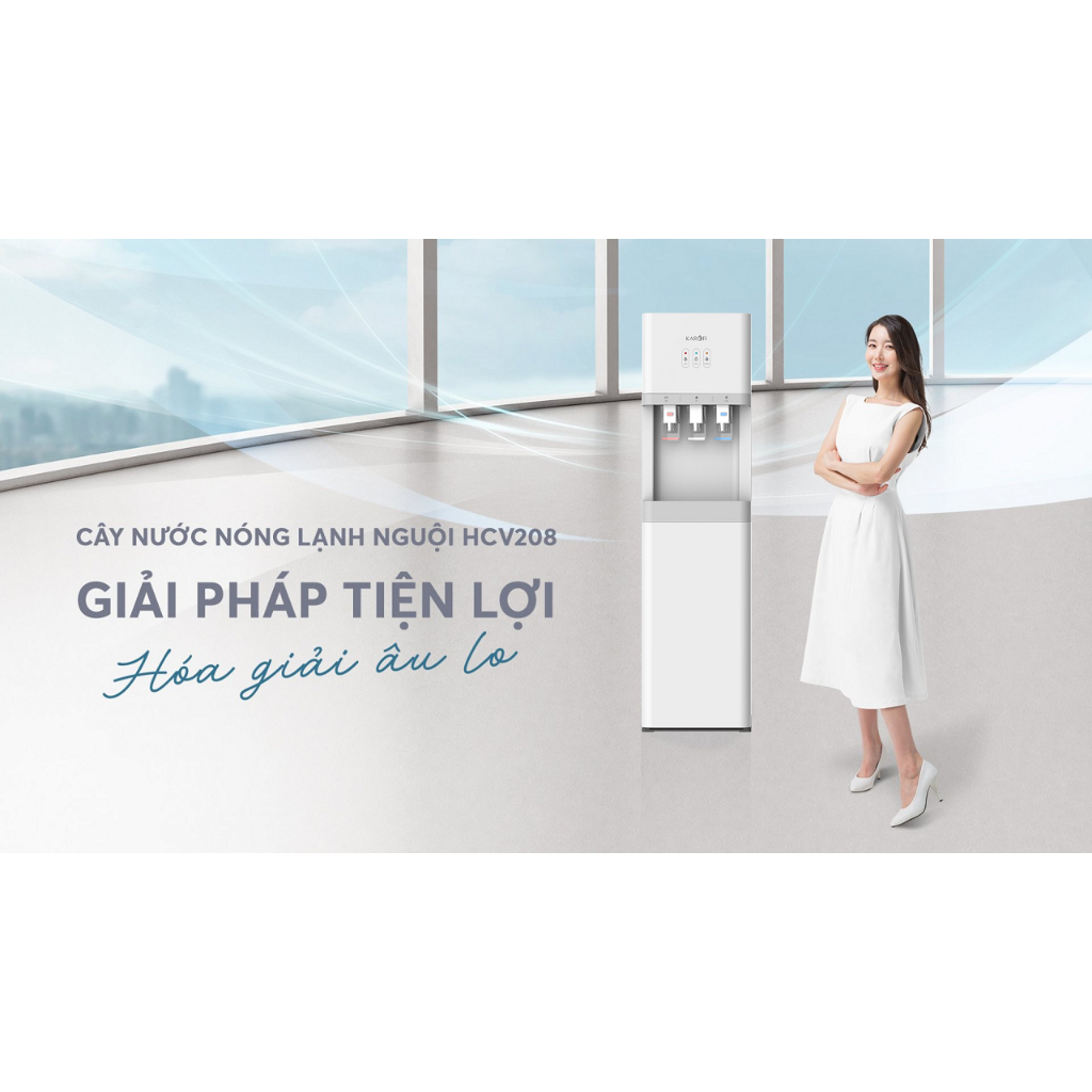 Cây nước nóng lạnh nguội Karofi HCV208