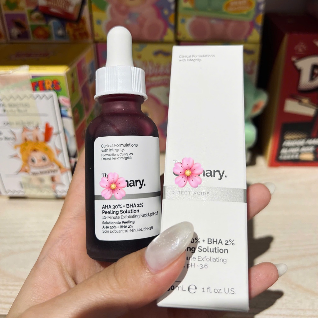 Tinh Chất Tẩy Tế Bào Chết Hóa Học The Ordinary Red peel Solution 30ml Cho Da Sáng Mịn, Giảm Mụn, Làm S