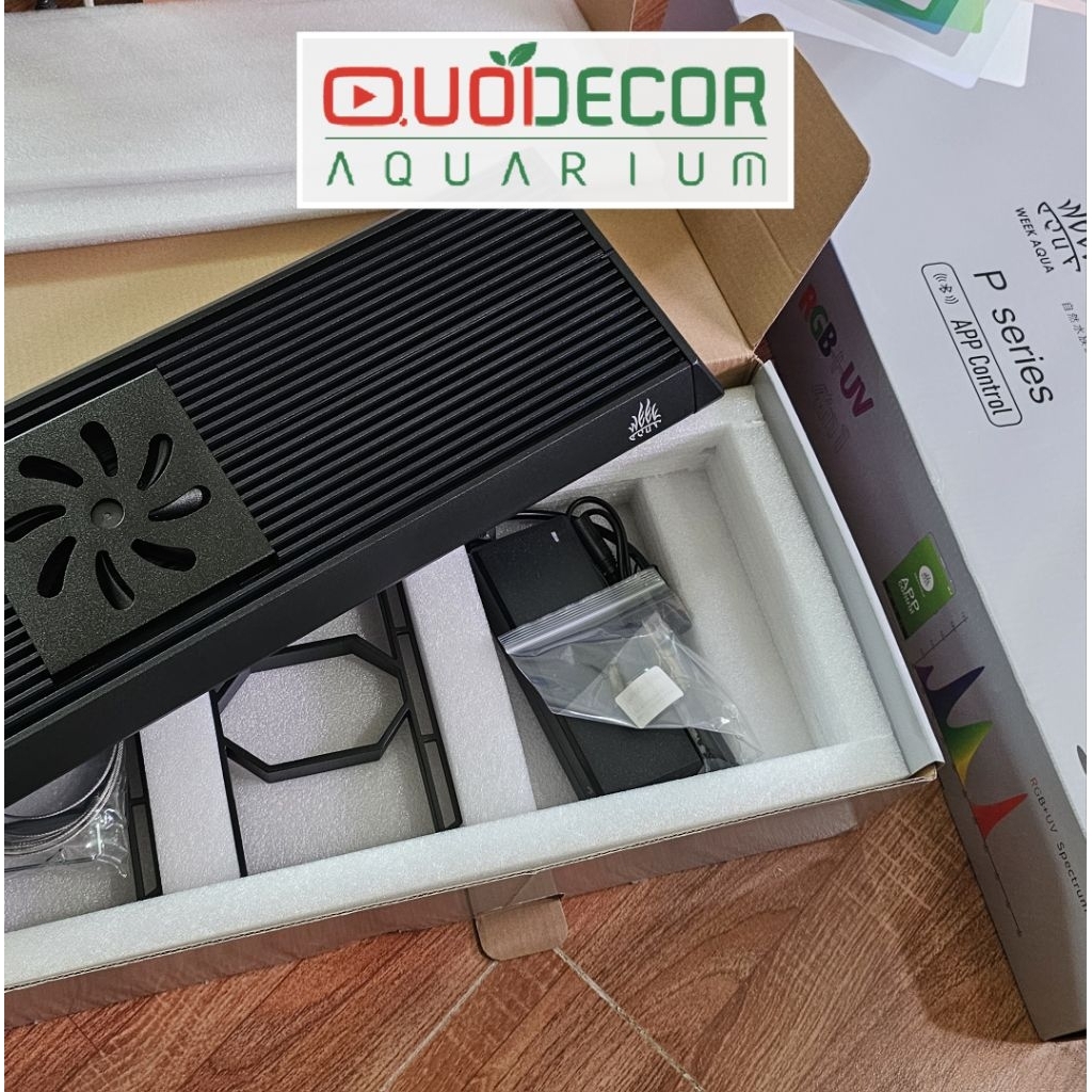 Đèn Week P900 pro V3.0 mới nhất 2026 - Đèn thuỷ sinh RGB UV 90cm | chính hãng week aqua