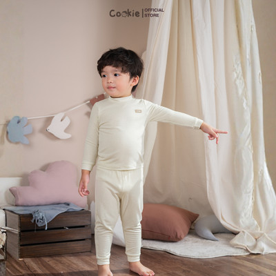 Bộ Giữ Nhiệt Cho Bé COOKIE, Bộ Dài Tay Cao Cổ Babycorn Mỏng Mềm Mặc Lót Cho Bé Size Từ 6 Tháng Đến 5 Tuổi 2026