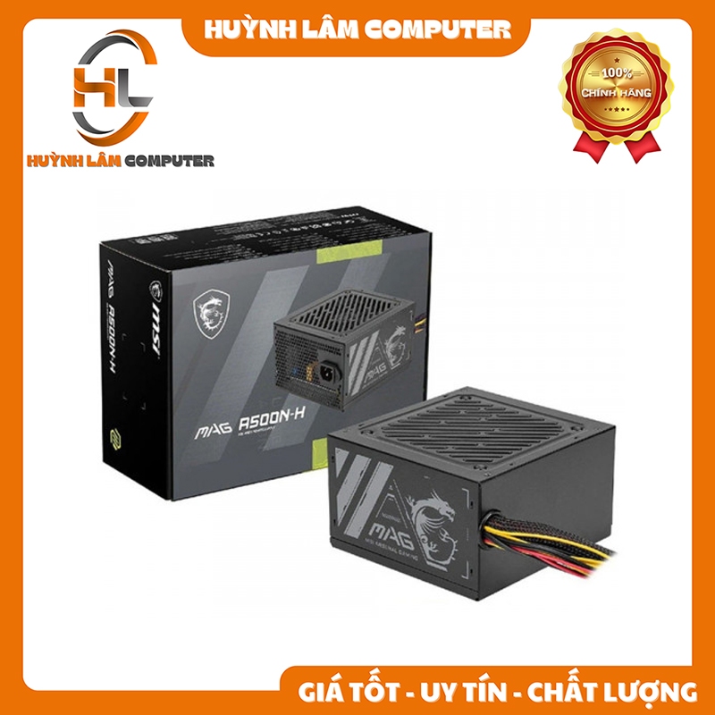 Nguồn Máy Tính MSI MAG A500N H 500w ( 230v, Active PFC)
